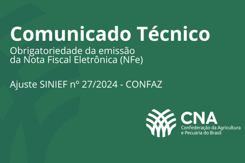 CNA divulga orientações sobre Nota Fiscal Eletrônica