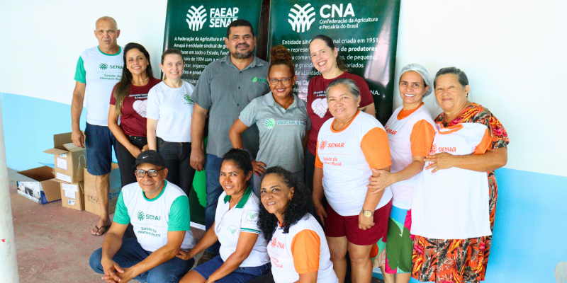 Pela segunda vez o Programa Saúde do Homem e da Mulher Rural do Sistema FAEAP/SENAR chega a Itaubal com vários serviços ao produtor