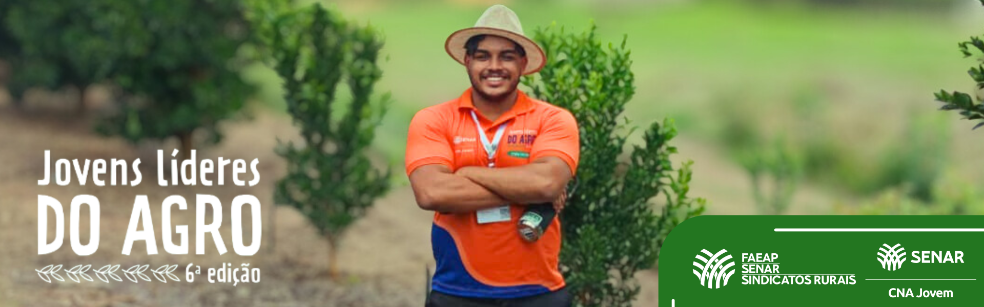 Sistema FAEAP/SENAR/Sindicatos Rurais marca presença na 6ª edição do CNA Jovem com jovem líder amapaense Sistema FAEAP/SENAR/Sindicatos Rurais marca presença na 6ª edição do CNA Jovem com jovem líder amapaense
