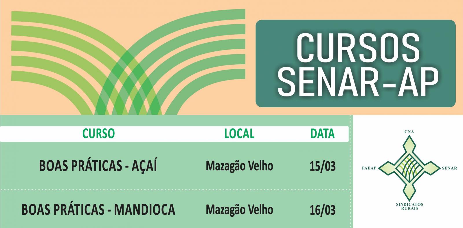 Cursos de manejo do açaí e da mandioca serão ofertados na vila de Mazagão Velho pelo SENAR