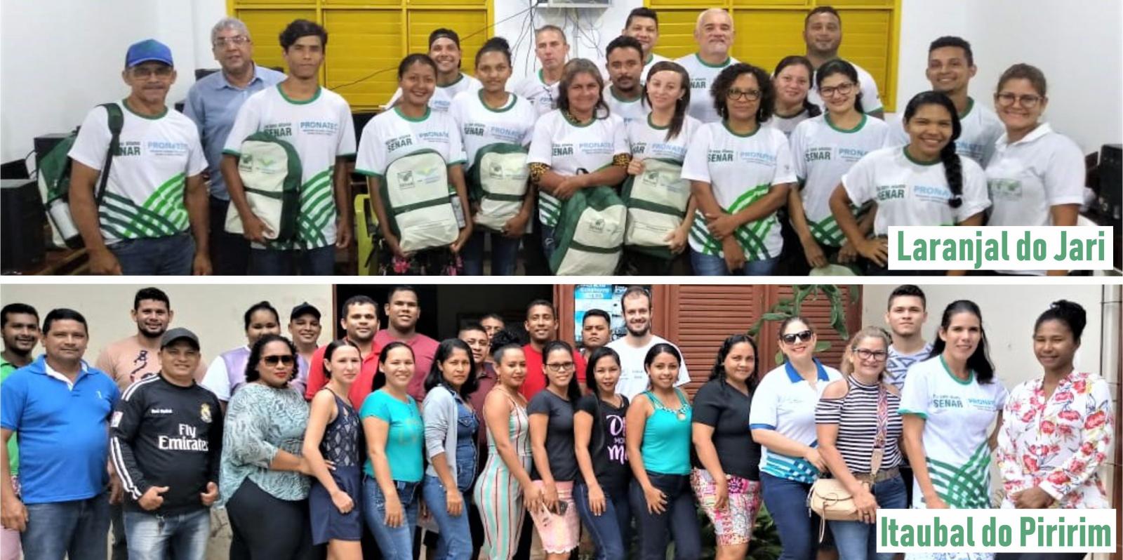 Turmas do curso Técnico em Agronegócio iniciam aulas nos polos Laranjal do Jari e Itaubal do Piririm