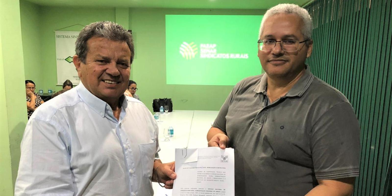 FAEAP/SENAR-AP e RURAP formalizam cooperação para mobilização e instrutoria das atividades de formação profissional rural e promoção social