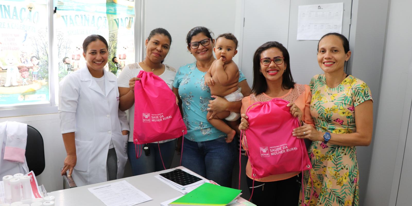 Moradores de Anauerapucu são atendidos pelo Programa Saúde do Homem e da Mulher Rural do Sistema Faeap/Senar-AP/Sindicatos Rurais