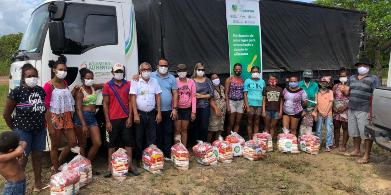 Sistema FAEAP/SENAR contempla famílias de Tartarugalzinho com cestas de alimentos do Movimento Agro Fraterno