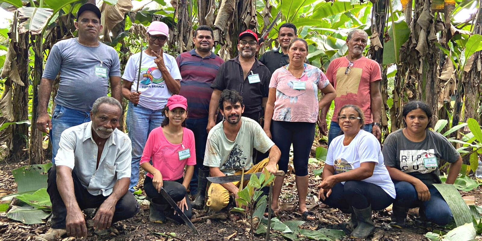 Produtores da ATeG em Pedra Branca recebem orientação para o uso do modelo agroflorestal na produção da banana