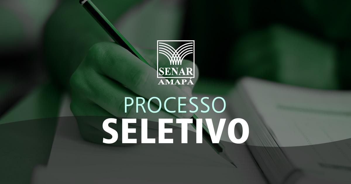 Processo Seletivo SENAR Amapá